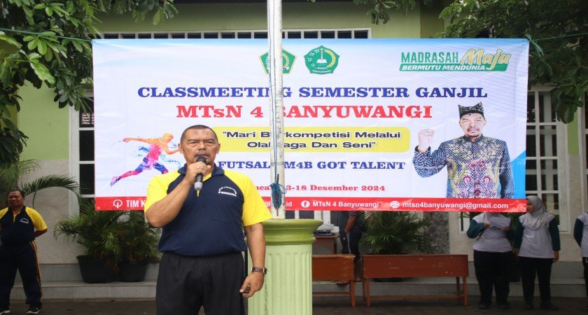 MTsN 4 Banyuwangi Gelar Class Meeting Meriahkan Akhir Semester Ganjil