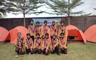 MTsN 4 Banyuwangi Ikuti Eagle Scout Camp di SMPN 1 Cluring